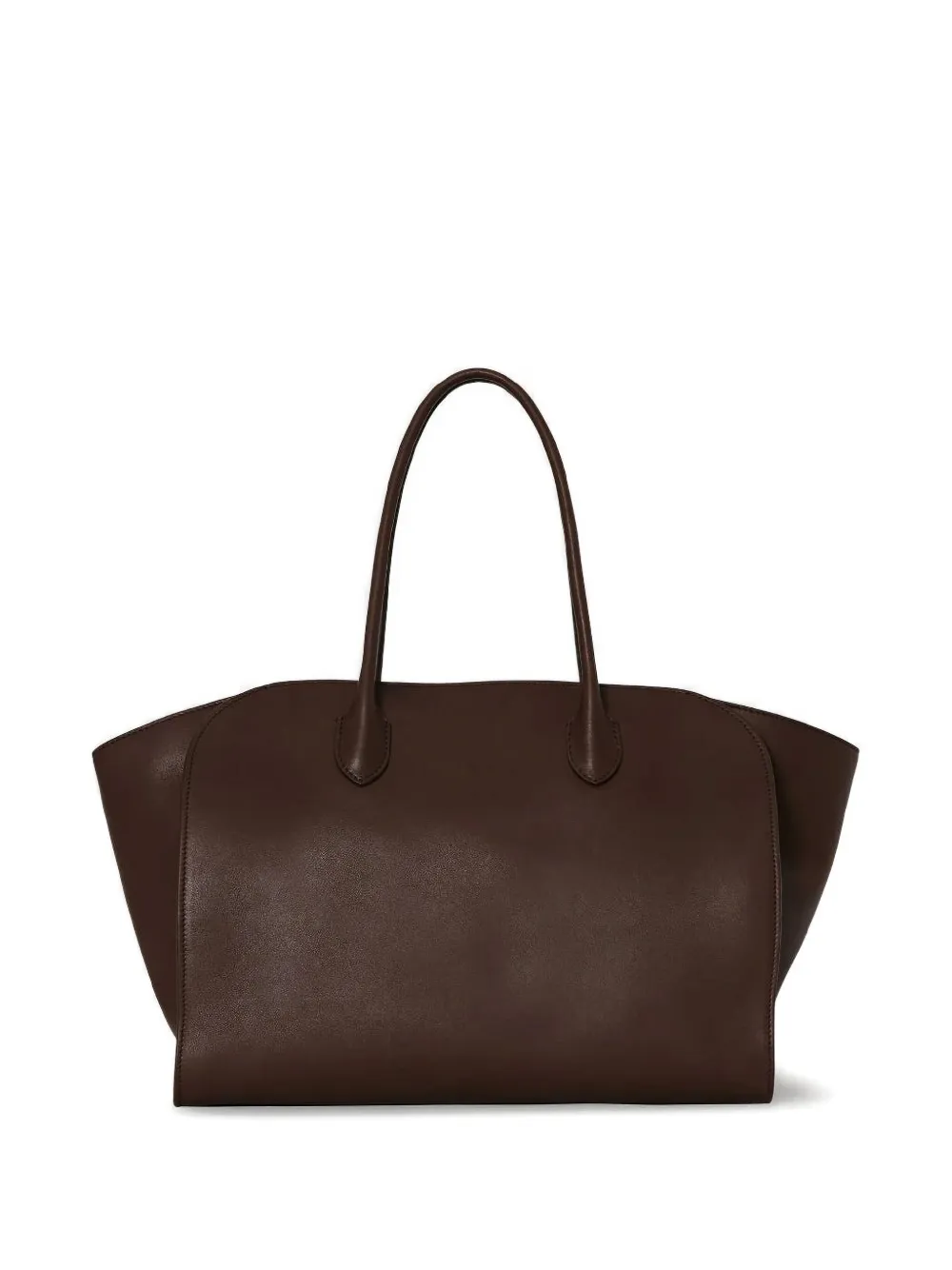 The Row Marlo Zip Tote Bag In Brown