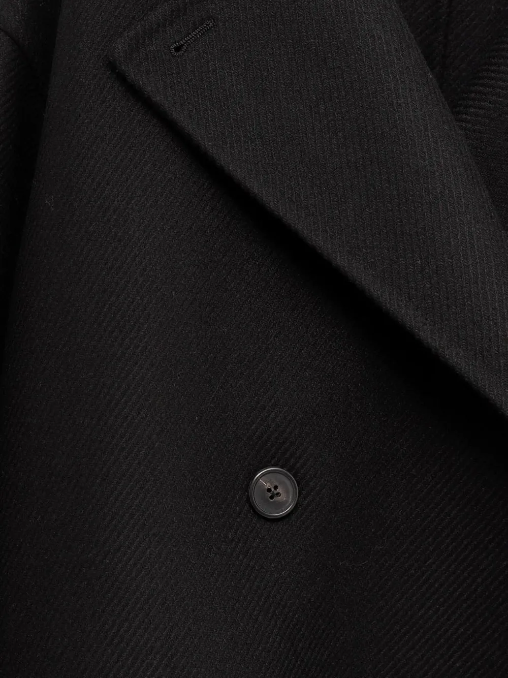 The Row 'azuron' Coat In Black