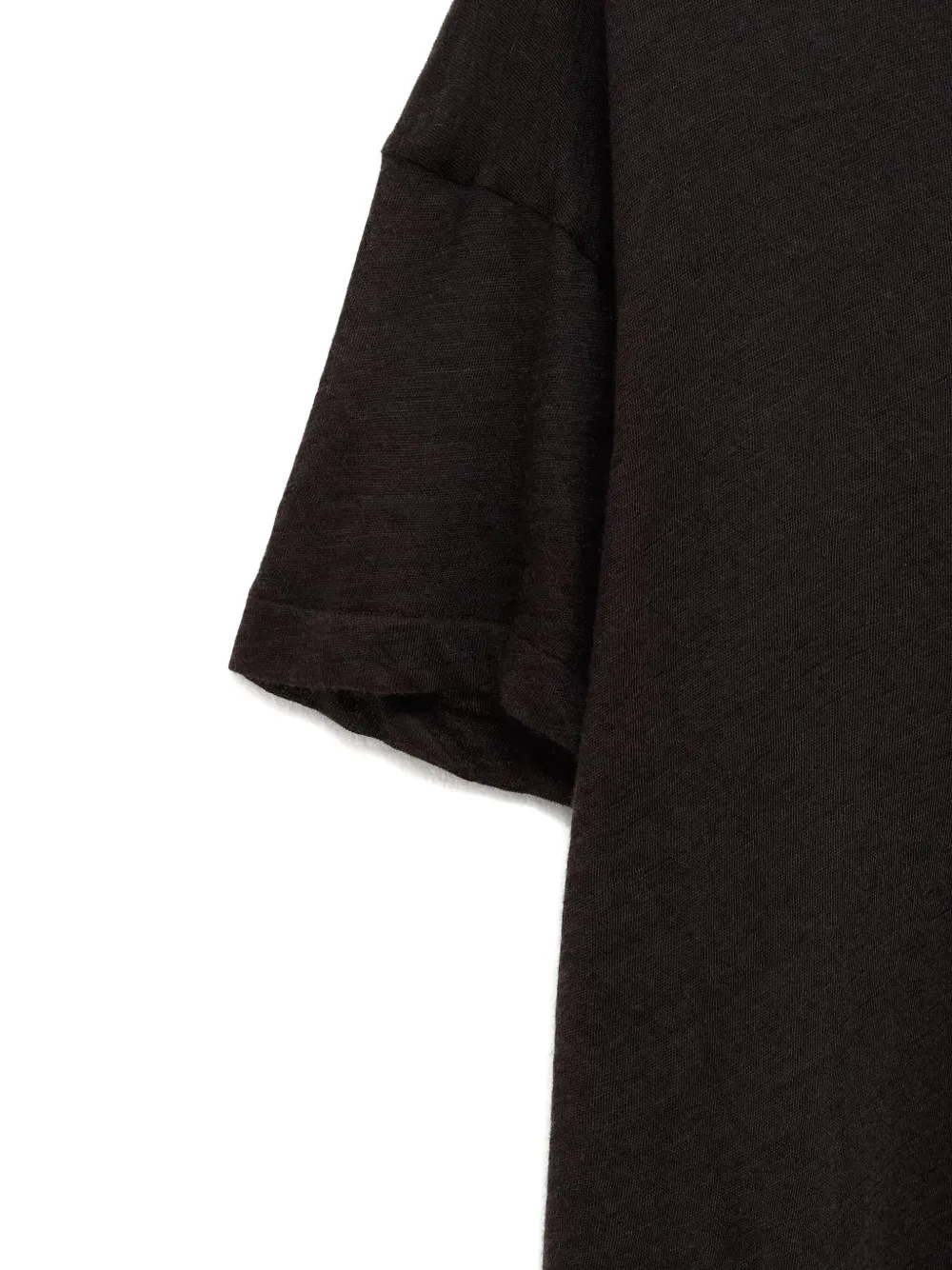 The Row Lila Short-sleeve Top In Black