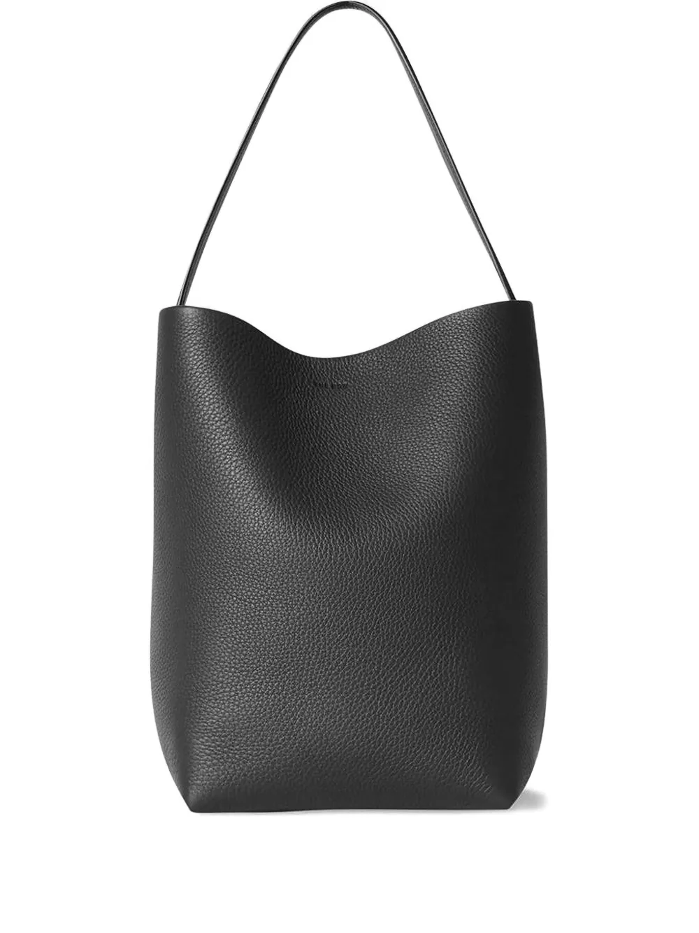 The Row Leather Bucket Bag In Green