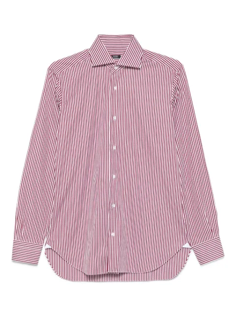 Barba striped cotton shirt