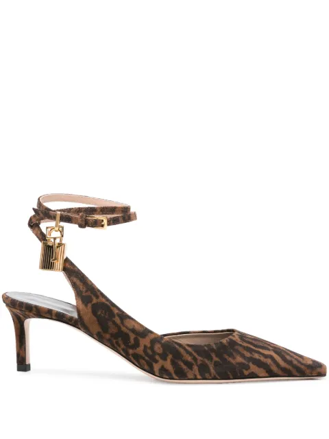 TOM FORD 60mm padlock ankle-strap pumps