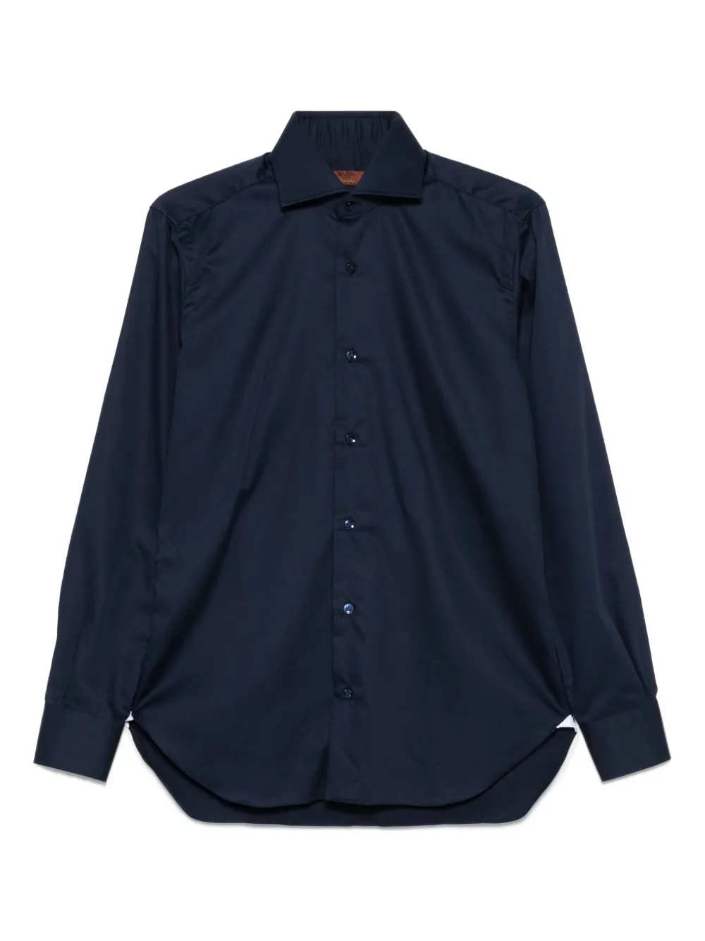 Barba Katoenen overhemd met lange mouwen Blauw