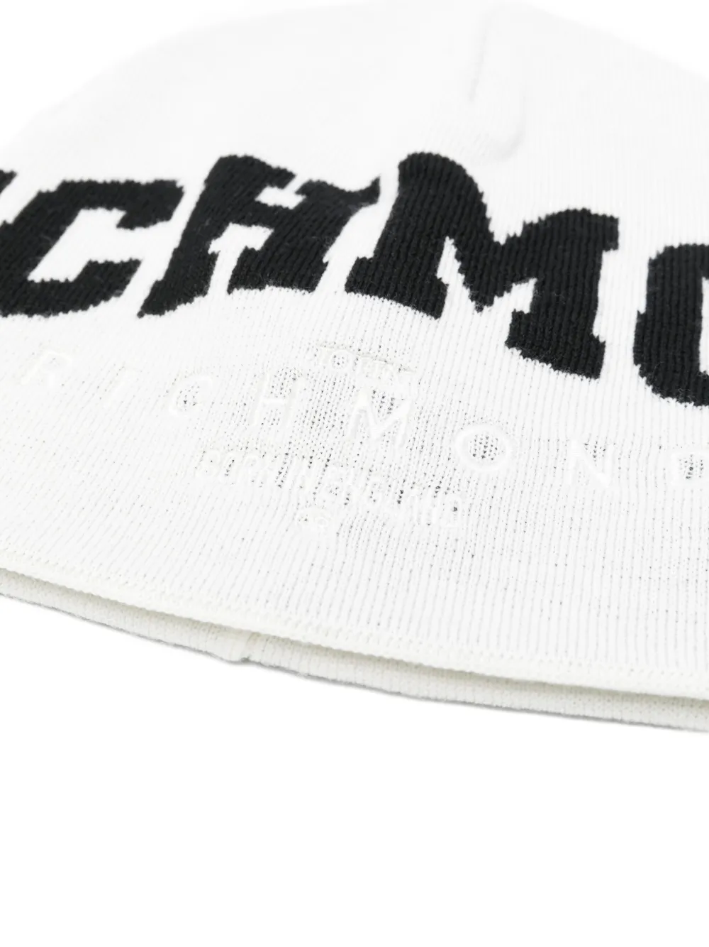 John Richmond Wollen muts Wit