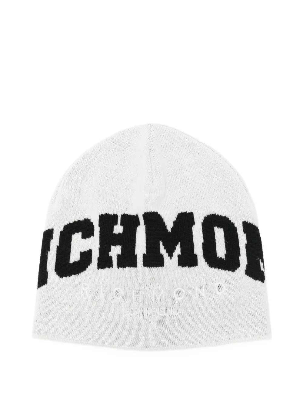John Richmond Wollen muts Wit