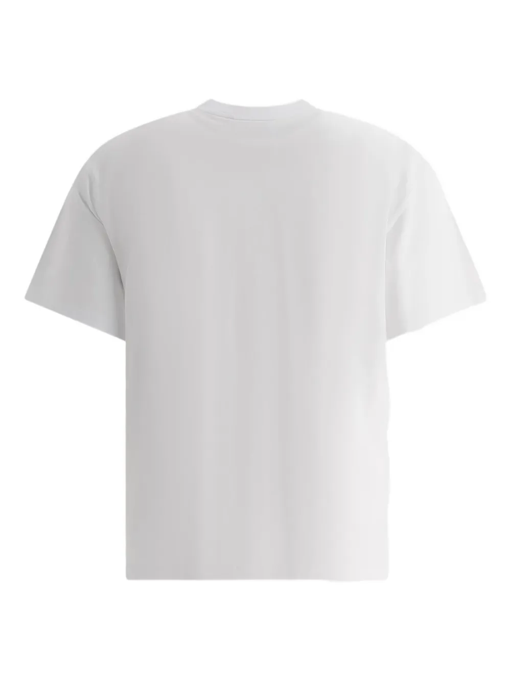 Rayon Vert Logo-printed Crewneck T-shirt In White