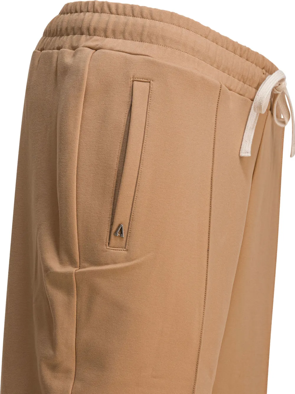 Altum Side-stripe Drawstring Trousers In Brown