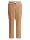 ALTUM side-stripe drawstring trousers - Brown