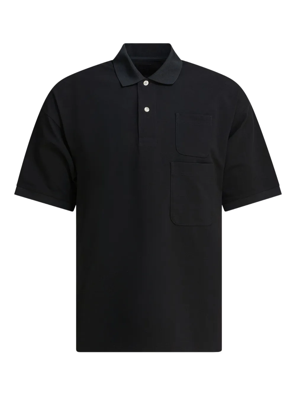 DAIWA PIER39 double-pocket polo shirt | Black | Image 1