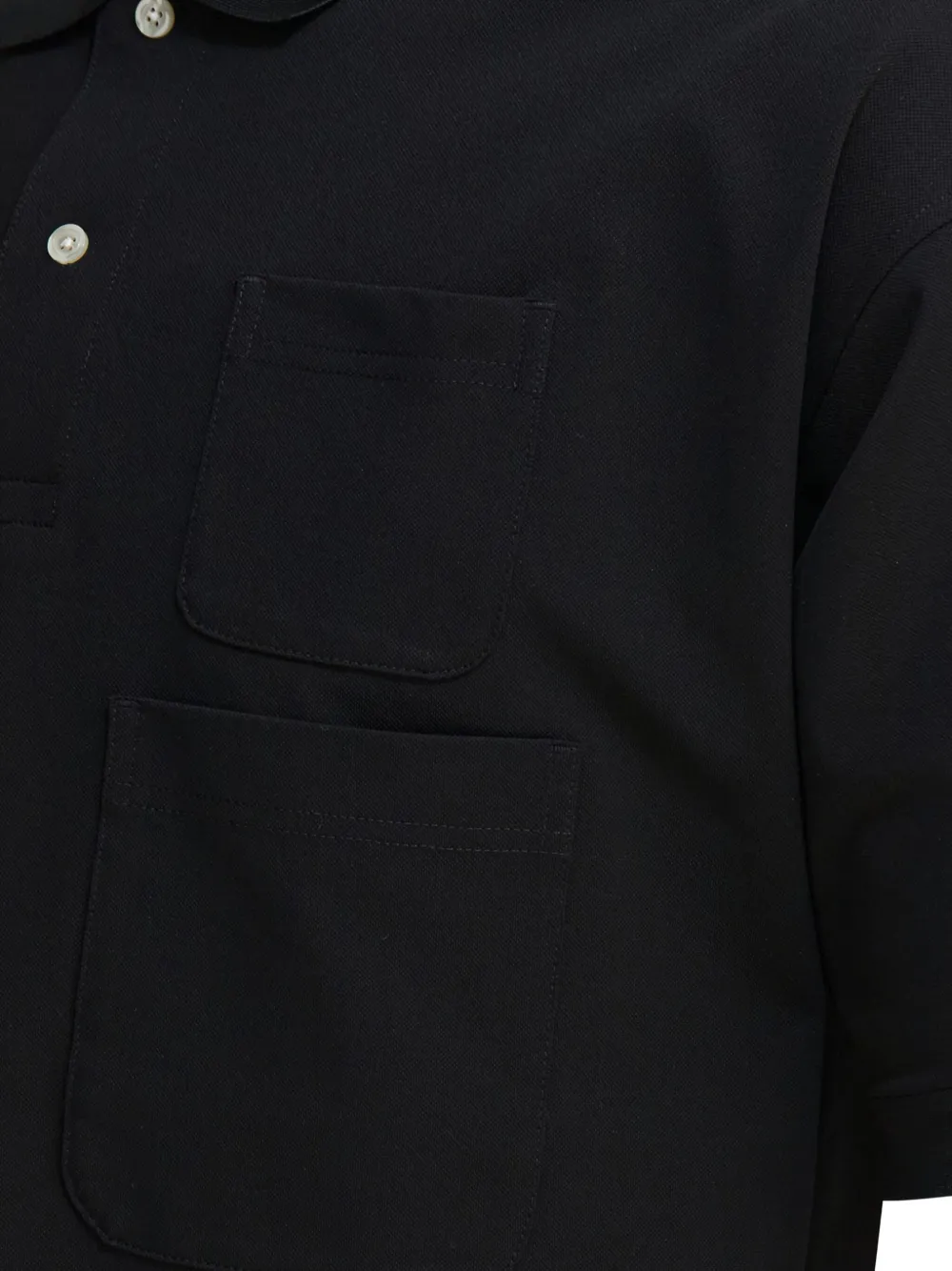 Daiwa Pier39 Daiwa Pier 39 Polo Shirt With Two Pockets In Black