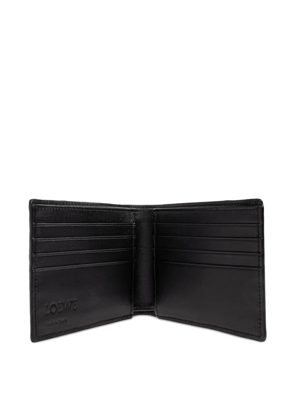 Loewe Puzzle Edge Bi-fold Wallet In Black