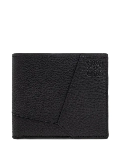 LOEWE embossed-logo panelled leather wallet