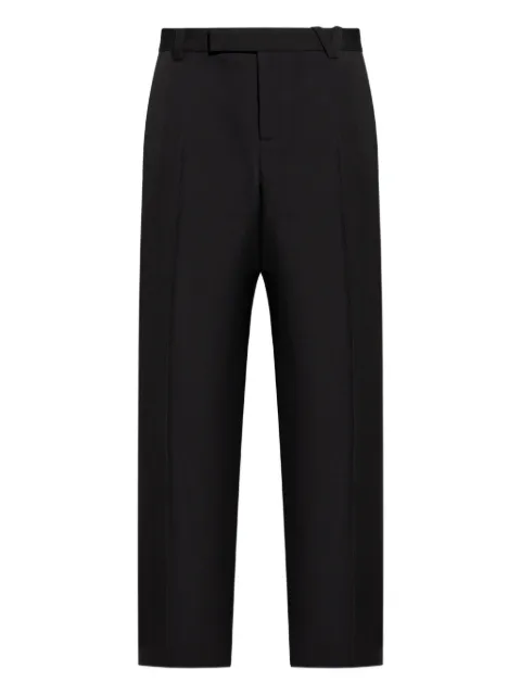 Versace wool button fly trousers
