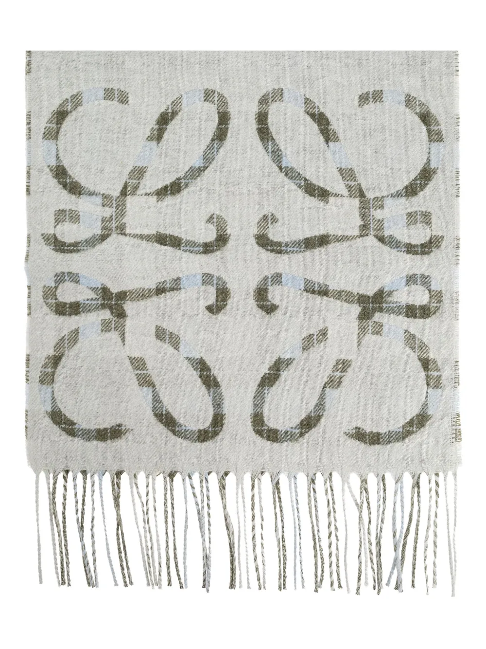 Anagram-pattern scarf