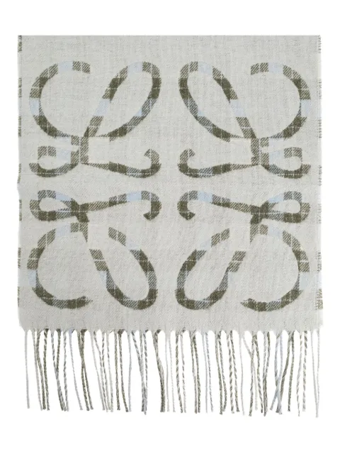 LOEWE Anagram-pattern scarf