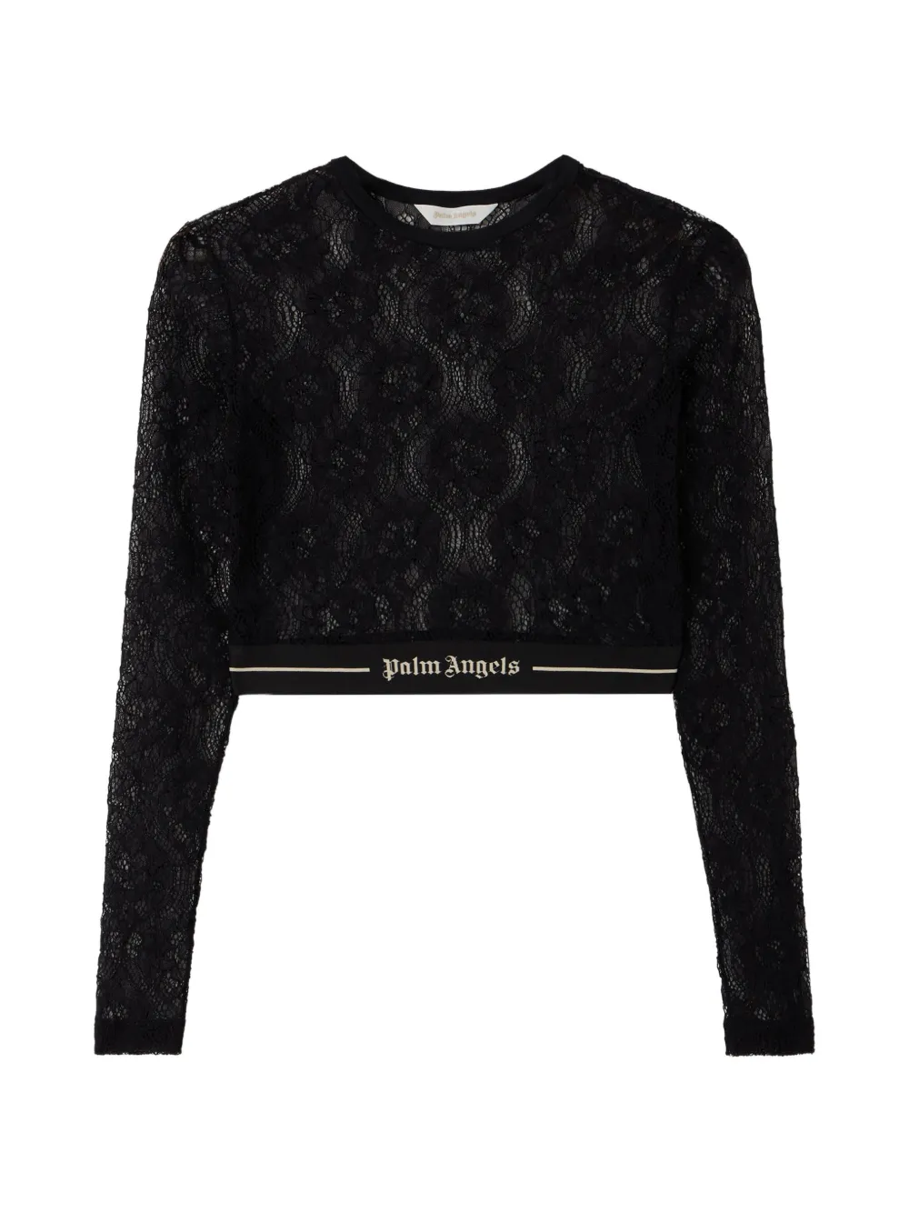 Palm Angels Top met lange mouwen Zwart