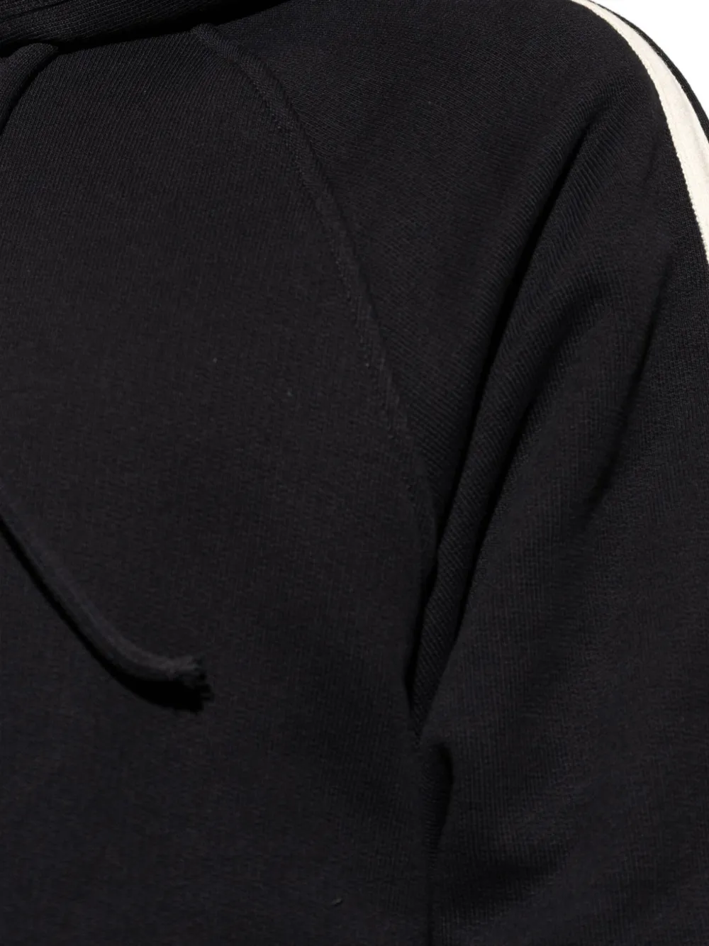 Palm Angels stripe-detail hooded sweatshirt Zwart