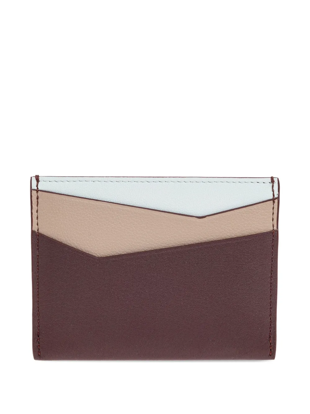 LOEWE Pasjeshouder met leren vlak - Rood