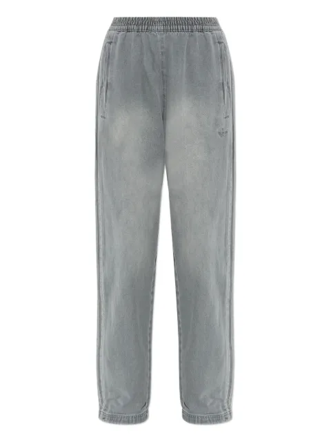 adidas side-stripe cotton trousers