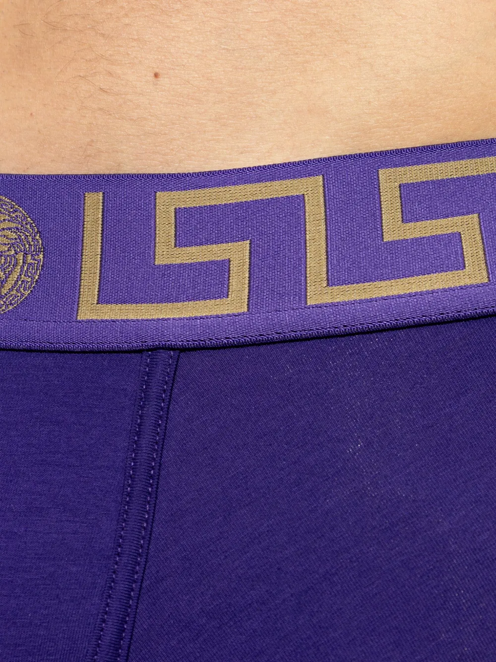 Versace Boxershorts met elastische tailleband Paars