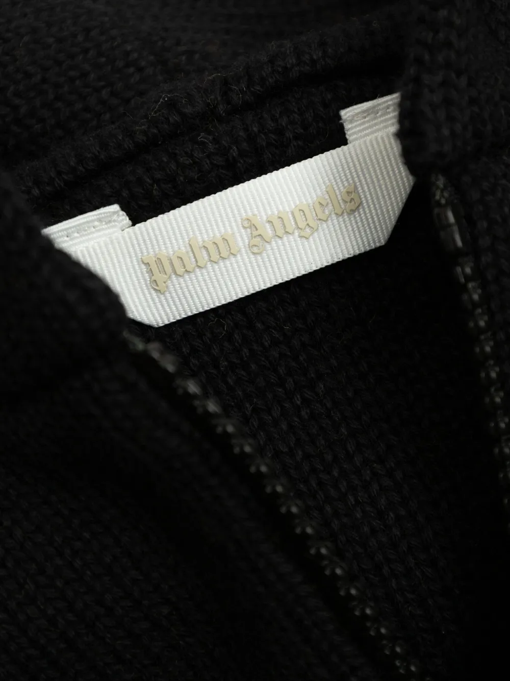 Palm Angels Kids Vest met capuchon en rits Zwart