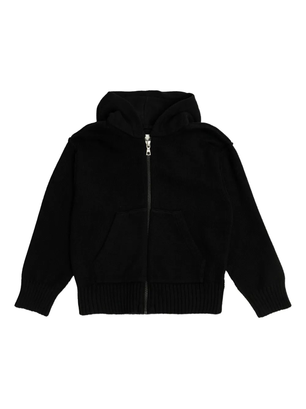Palm Angels Kids Vest met capuchon en rits Zwart