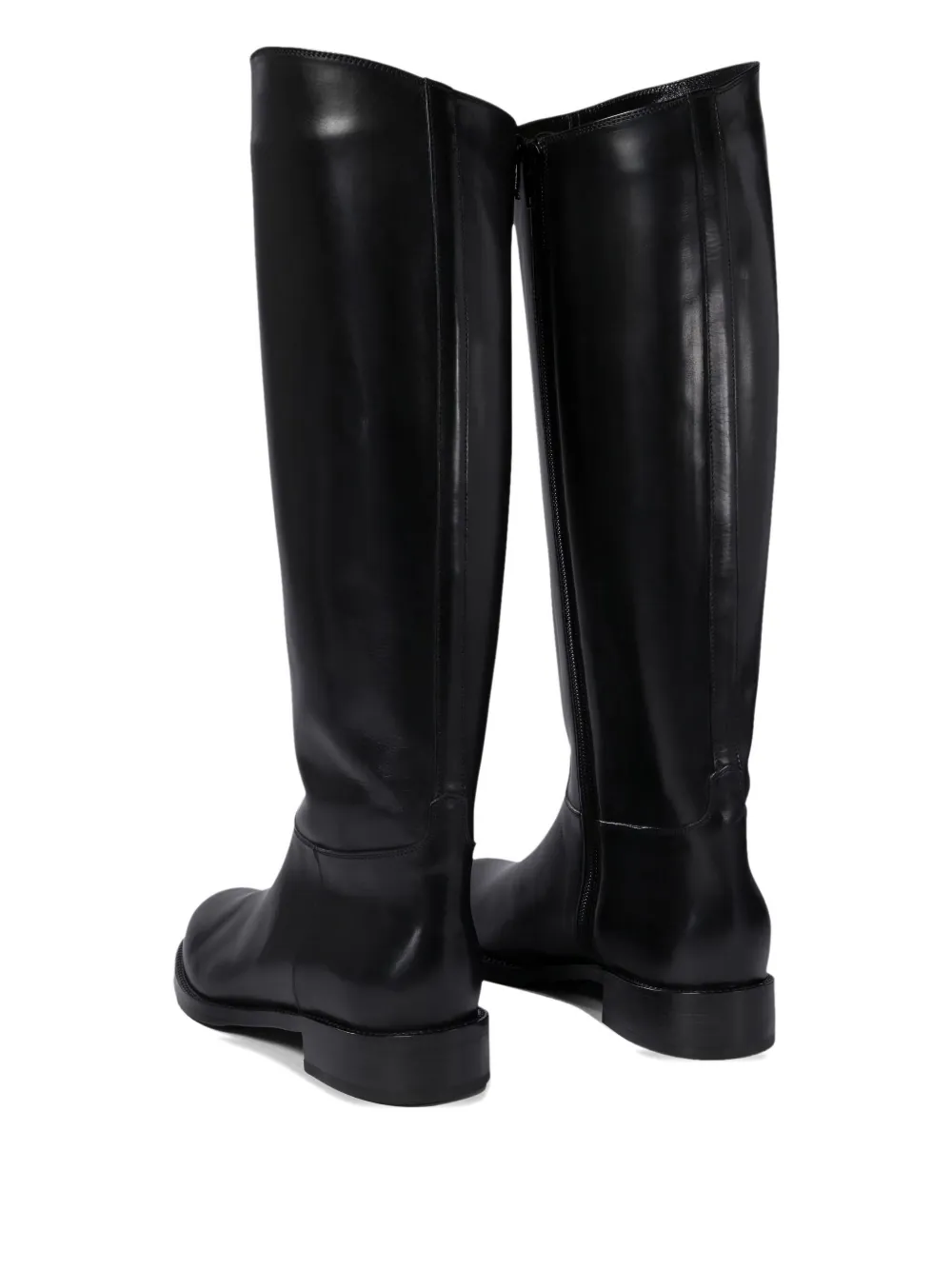 Maretto Leren laarzen Zwart