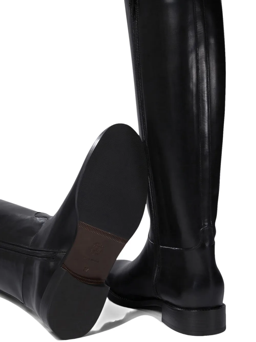 Maretto Leren laarzen Zwart