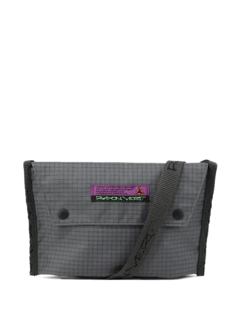Rayon Vert small grid-pattern flap shoulder bag