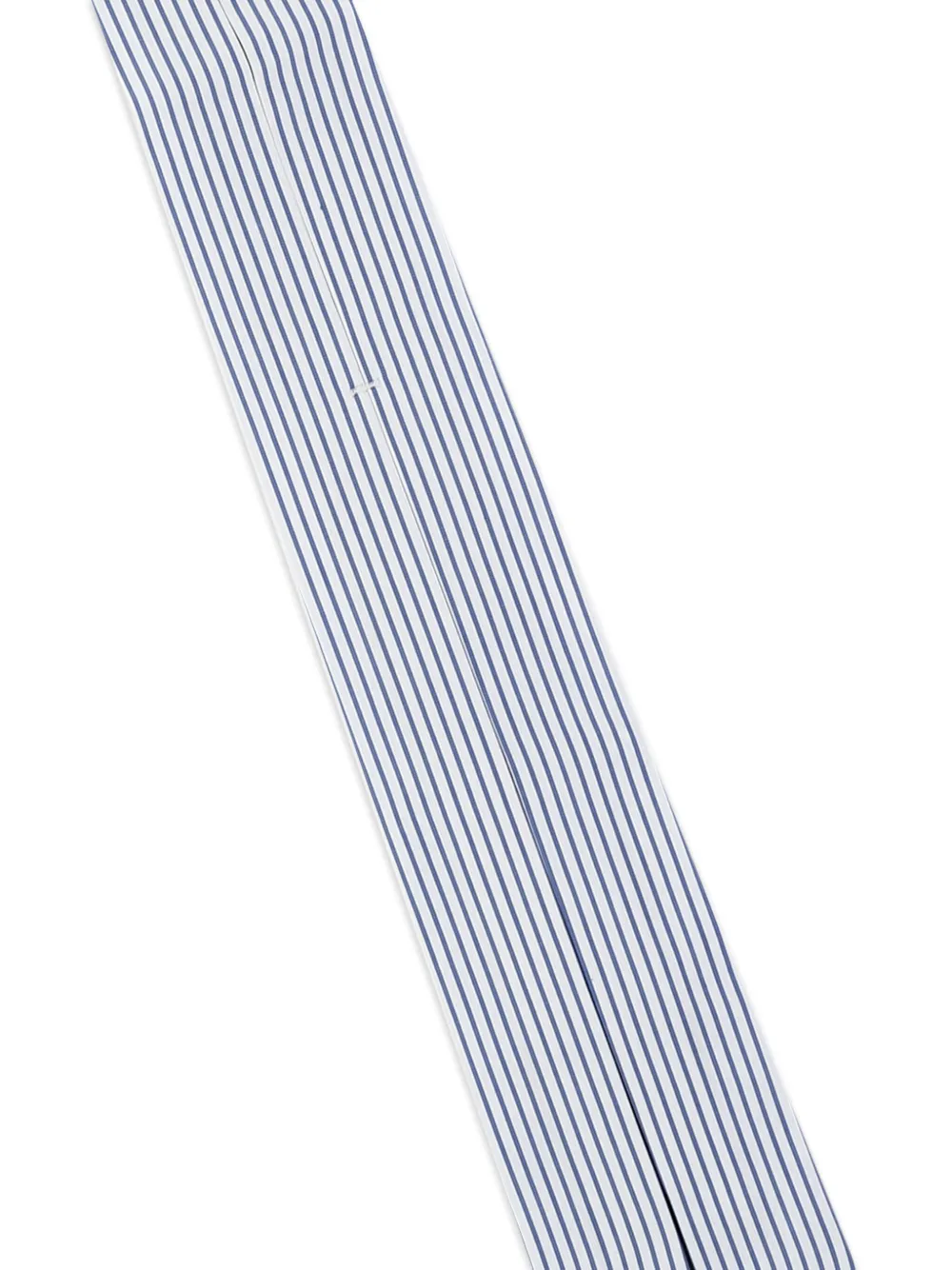 Jean-Luc A. Lavelle striped cotton tie - Wit
