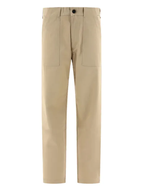 andBlue patch-pockets trousers