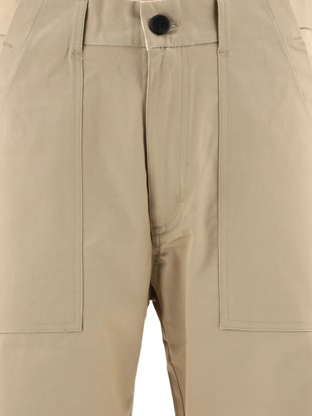 Andblue Patch-pockets Trousers In Neutral
