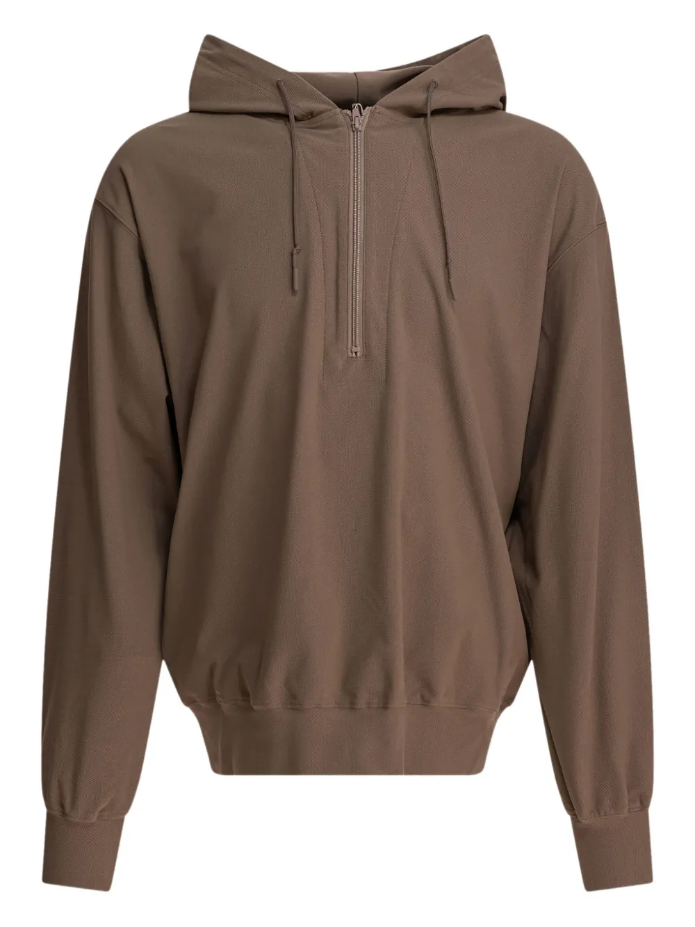 DAIWA PIER39 half-zip hoodie | Brown | Image 1