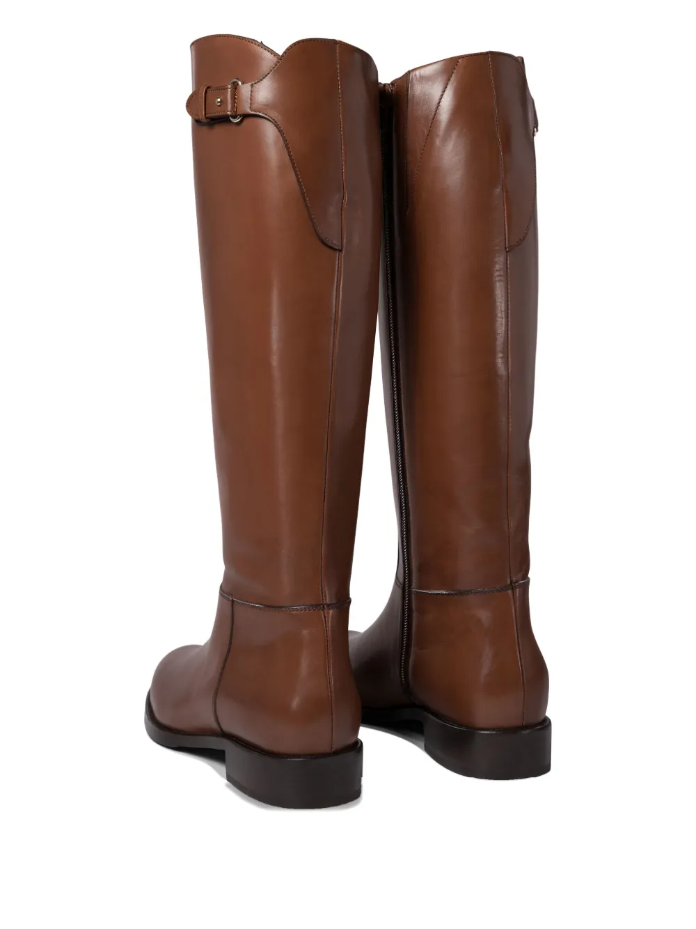 Maretto buckle-fastening zipped boots Brown