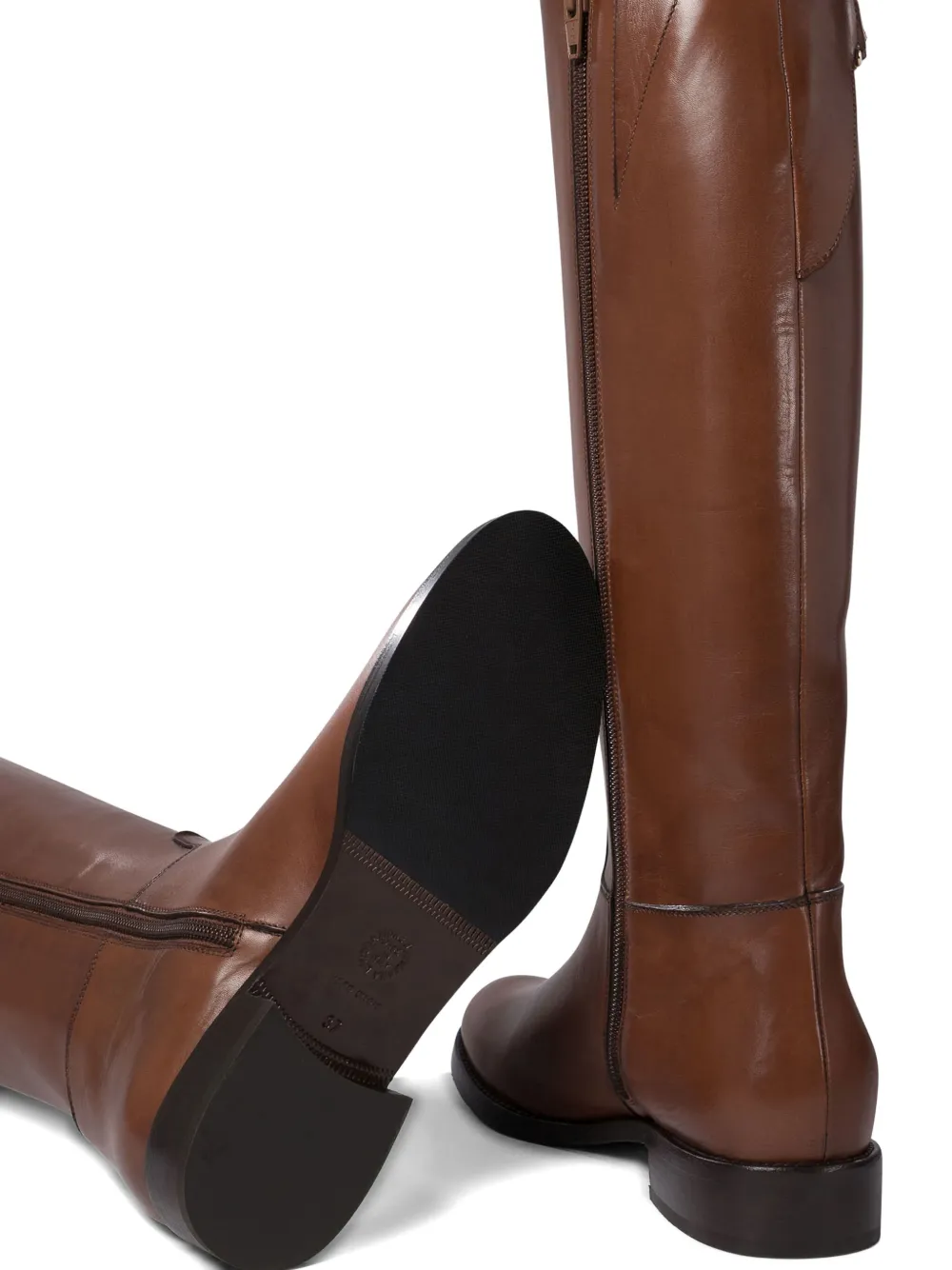 Maretto buckle-fastening zipped boots Brown