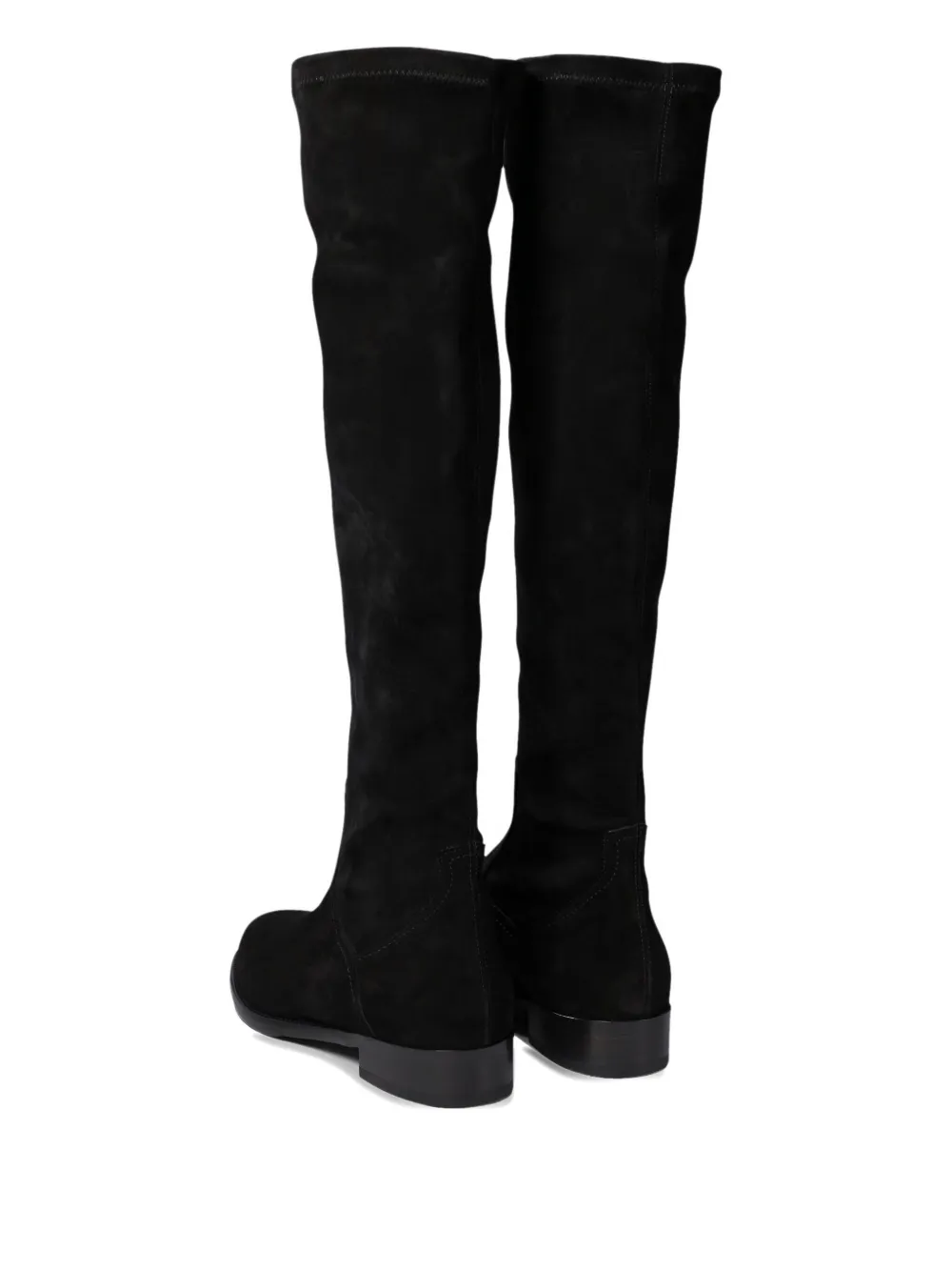 Maretto suede knee-high boots Black