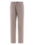 andBlue button-fly patch-pocket trousers - Brown