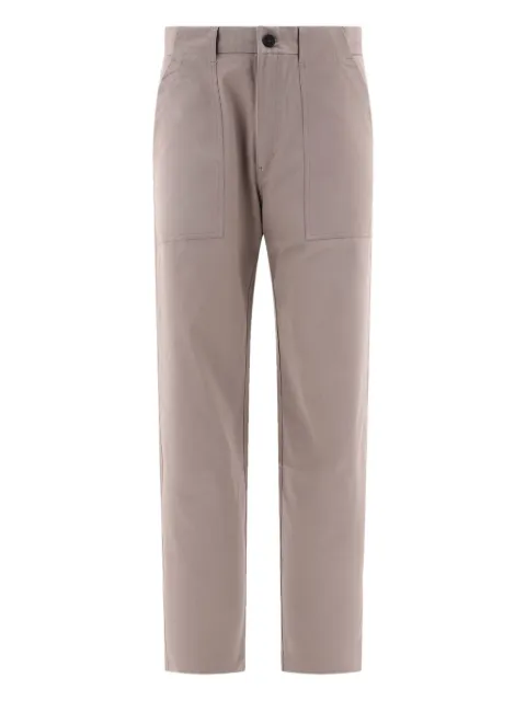andBlue button-fly patch-pocket trousers