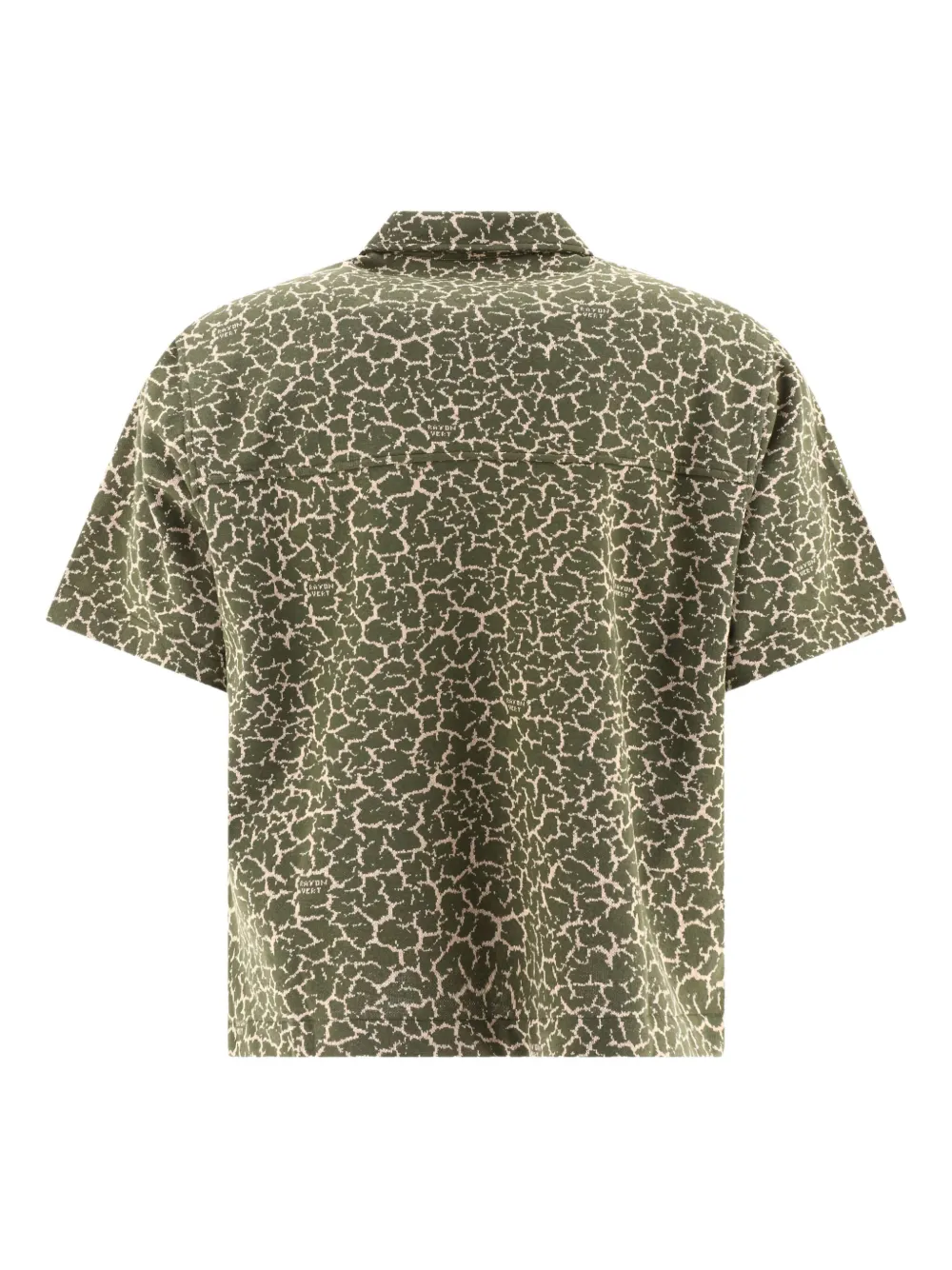 Rayon Vert crackle-print zip-front shirt | Image 2