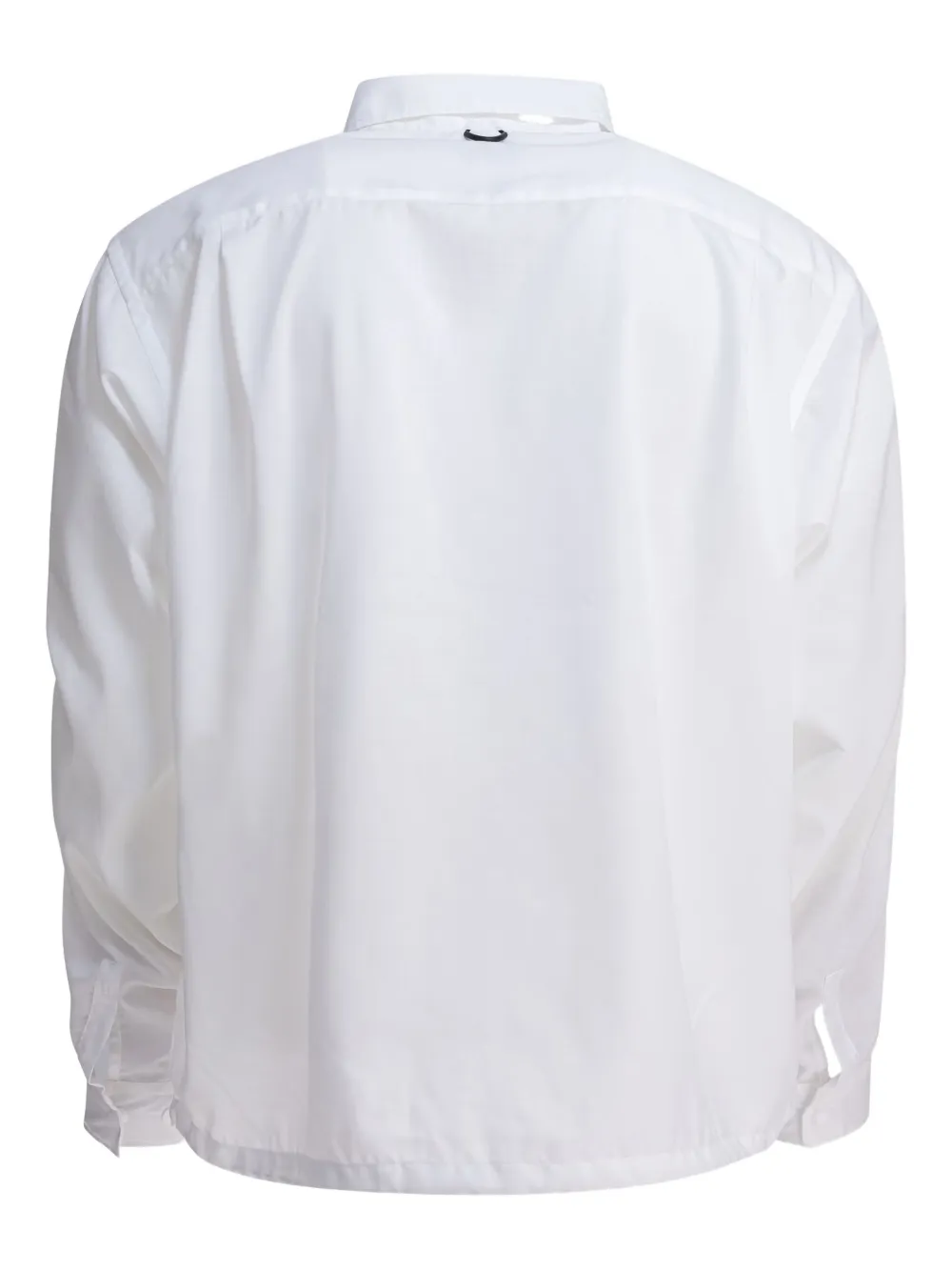 DAIWA PIER39 half-zip pocket shirt - Wit