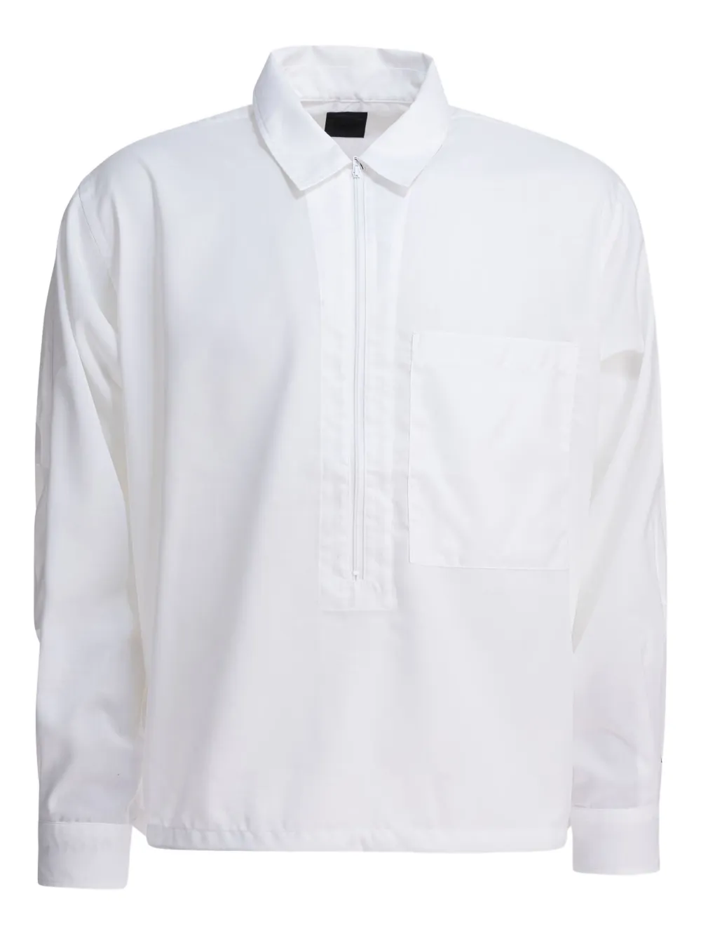 DAIWA PIER39 half-zip pocket shirt | White | Image 1