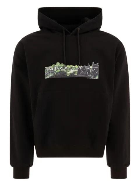 Rayon Vert graphic-print drawstring hoodie