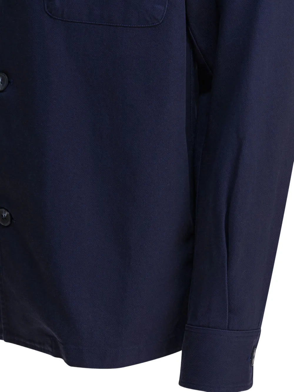 ALTUM Katoenen shirtjack met dubbele zak Blauw
