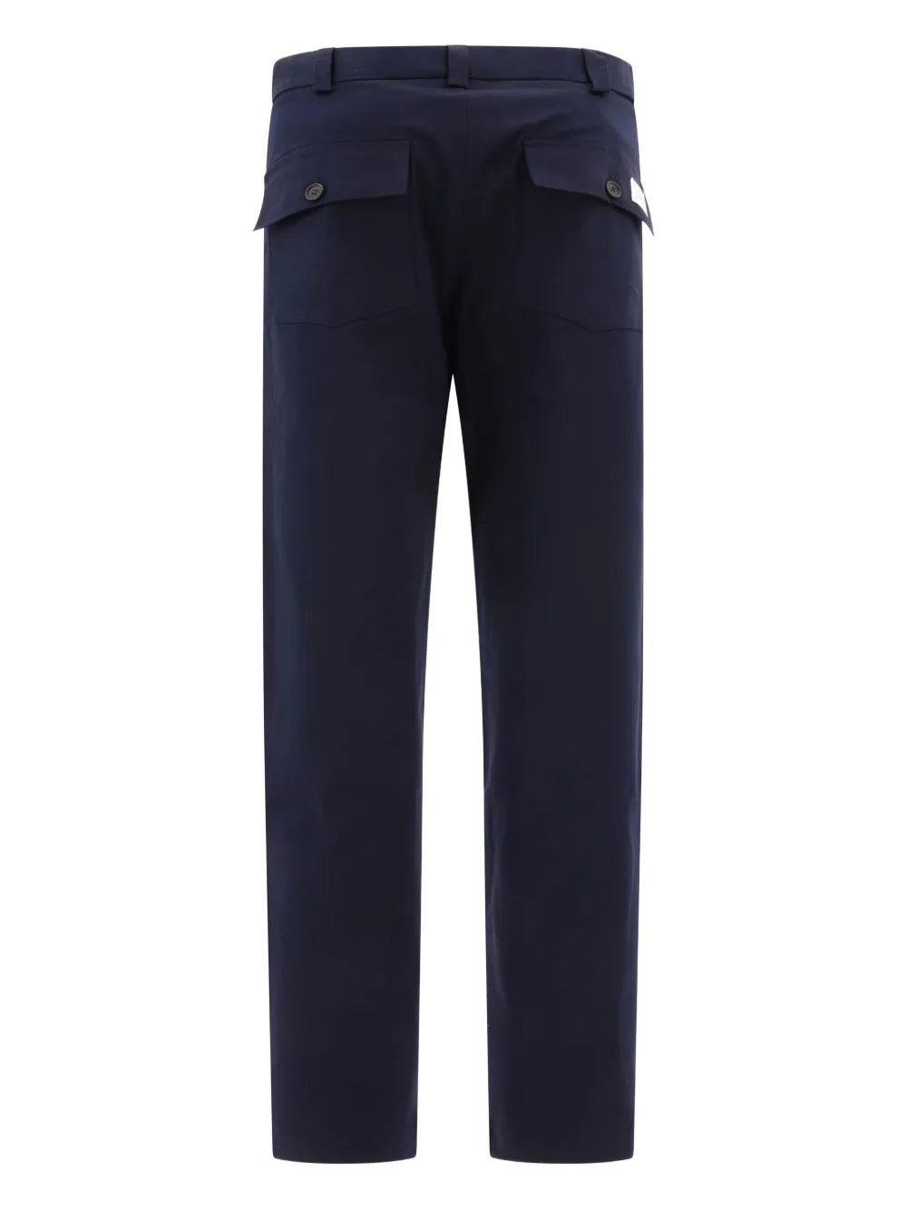 AndBlue logo-patch trousers - Blauw