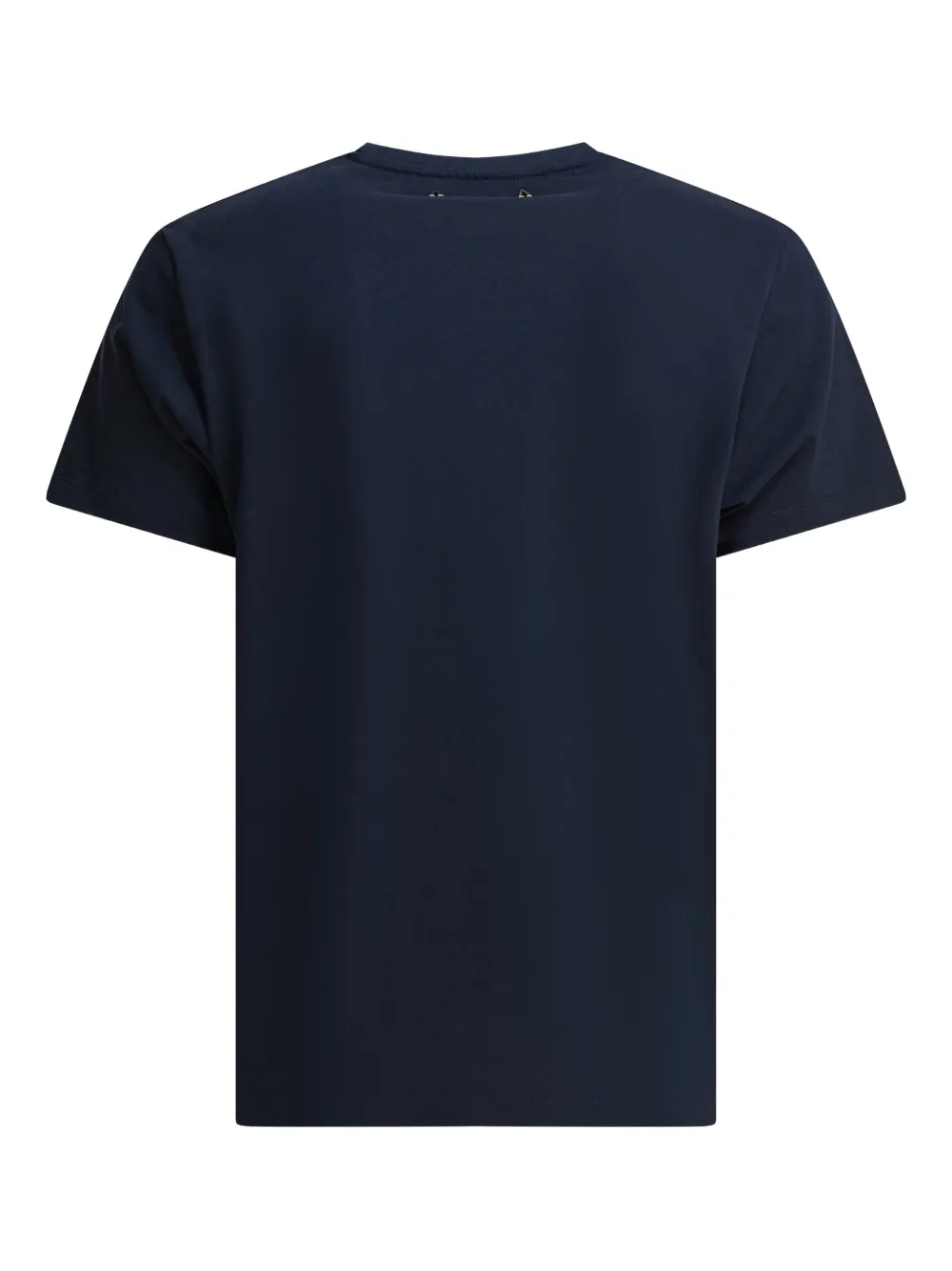 ALTUM cotton crew-neck T-shirt - BLUE AND GREEN
