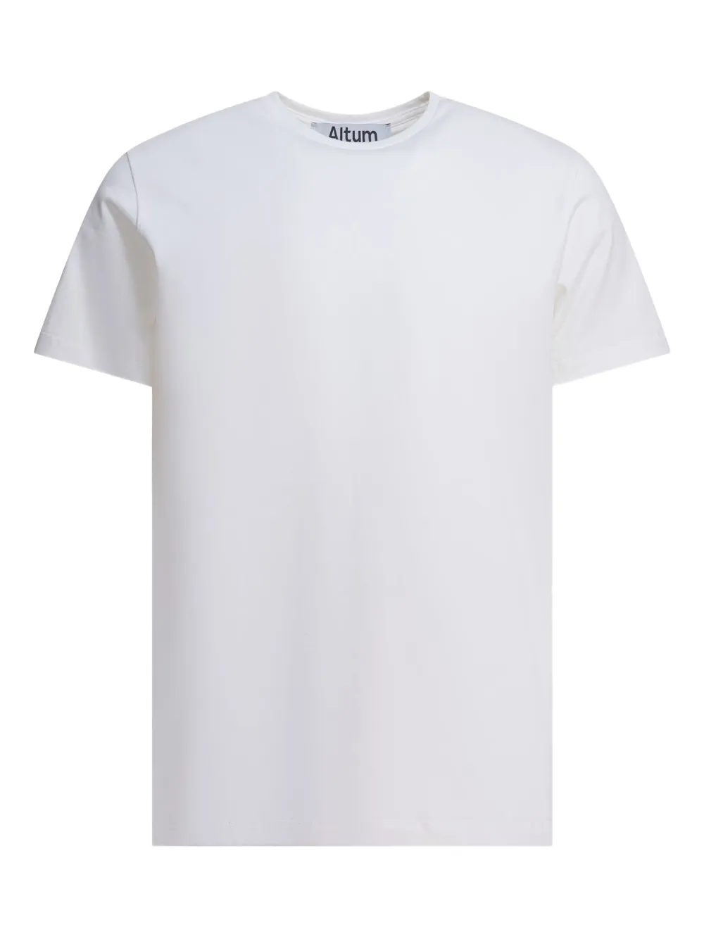 Altum Crew-neck Cotton T-shirt In White