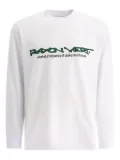Rayon Vert dragon-print long-sleeve T-shirt - White