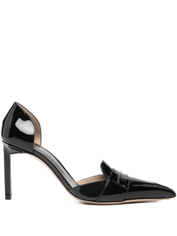 Tom Ford 85mm Leather Heeled Pumps in Black