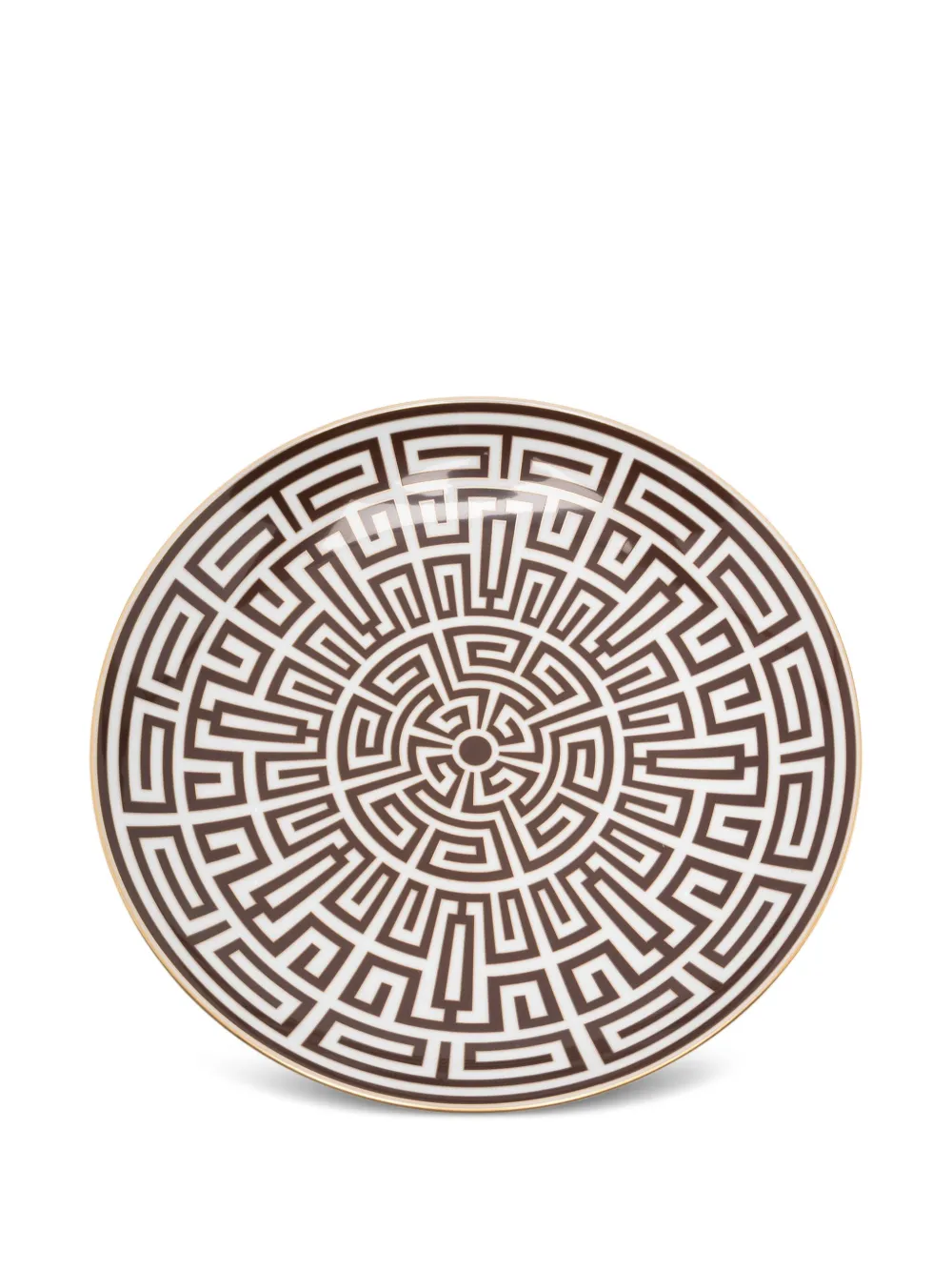 GINORI 1735 Labirinto round plate | Brown | Image 1