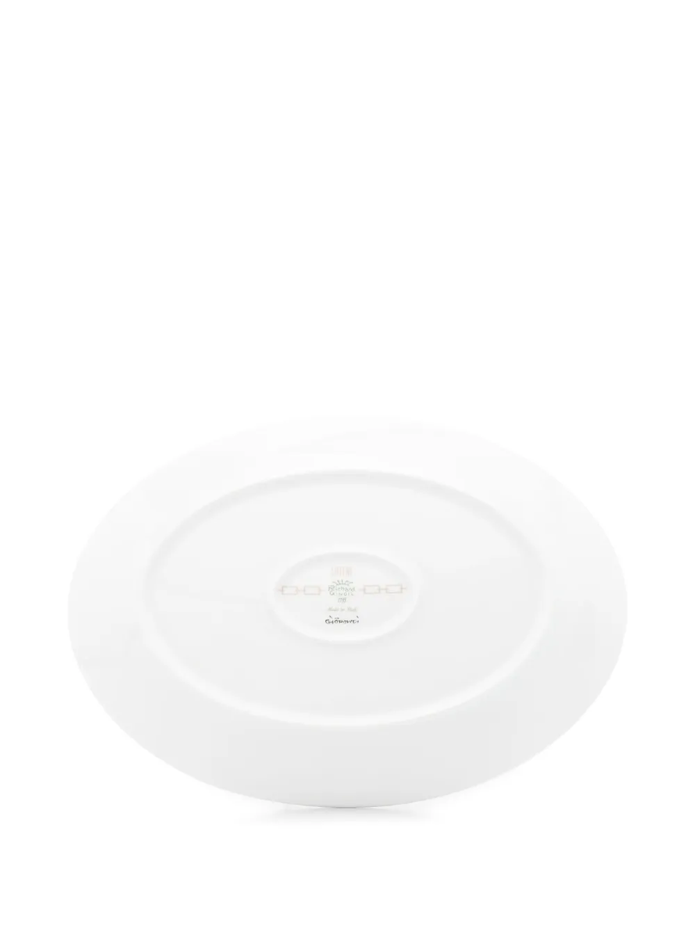 Ginori 1735 Oval-frame Gold-edged Platter (34cm) In White